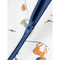 NAME IT Baby/Mini Skov Natdragt Med Lynlås - Bright White