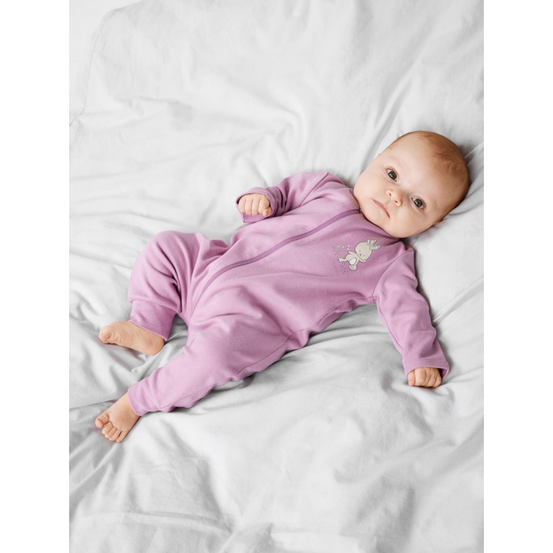 NAME IT Baby/Mini Kanin Natdragt -  Orchid Haze