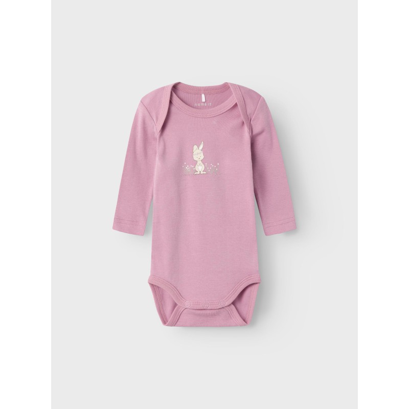 NAME IT Baby/Mini 2-Pak Natdragt Kanin - Orchid Haze