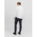 JACK & JONES Jprblabelfast Shirt Langærmet Sn - Hvid