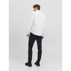 JACK & JONES Jprblabelfast Shirt Langærmet Sn - Hvid