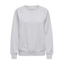 ONLY Dixie Langærmet O-Neck Swt - Light Grey Melange