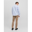 JACK & JONES Jprblabelfast Shirt Langærmet Sn - Cashmere Blue