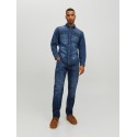JACK & JONES Mike Original Tapered Jeans - Blue Denim