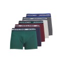 JACK & JONES Oliver Boxershorts 5-pak -  Dark Grey Melange