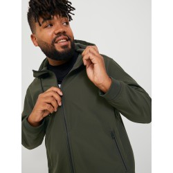 JACK & JONES Plus Basic Softshell Jakke - Rosin