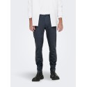 ONLY & SONS Mark Herringbone Performance Bukser - Dress Blues