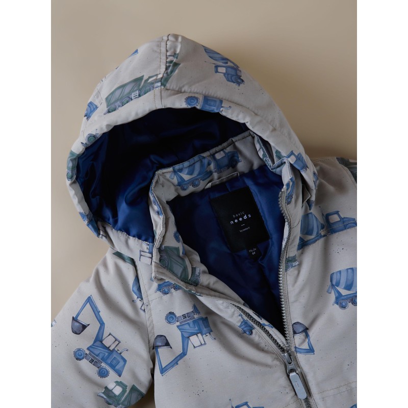 NAME IT Mini Max Jakke Digger - Weathered Teak