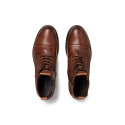 JACK & JONES Jfwshaun Leather Boot Sn - Cognac