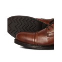 JACK & JONES Shaun Læder Støvler - Cognac