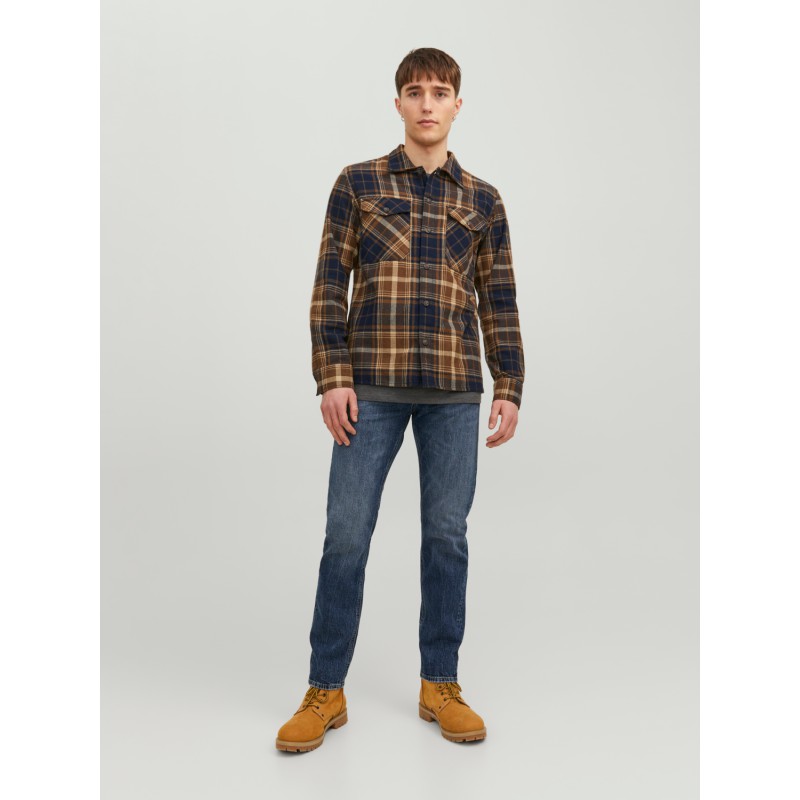 JACK & JONES Eeddie Overshirt Langærmet - Otter