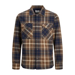 JACK & JONES Eddie Ternet Overskjorte - Otter