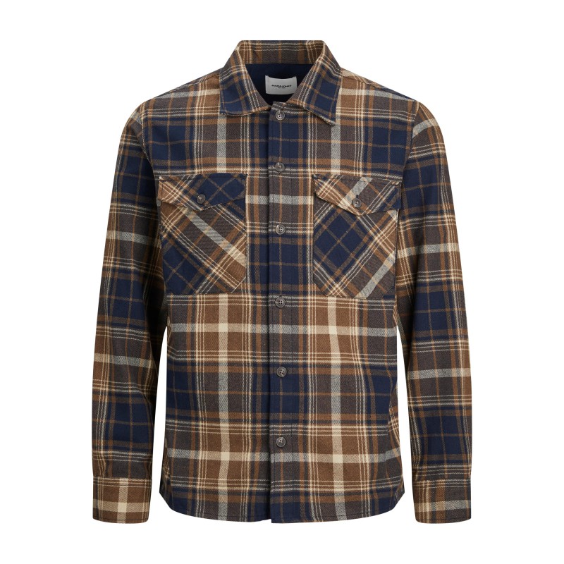 JACK & JONES Eddie Ternet Overskjorte - Otter