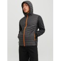 JACK & JONES Multi Quilted Jakke - Asphalt