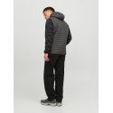 JACK & JONES Multi Quilted Jakke - Asphalt