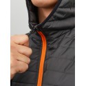 JACK & JONES Multi Quilted Jakke - Asphalt