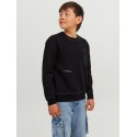 JACK & JONES Junior Lift Off Lomme Sweatshirt - Sort