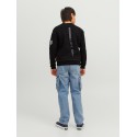 JACK & JONES Junior Lift Off Lomme Sweatshirt - Sort