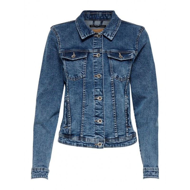 ONLY Tia Denim Jakke - Medium Blue Denim