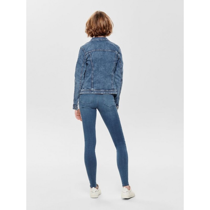 ONLY Tia Denim Jakke - Medium Blue Denim