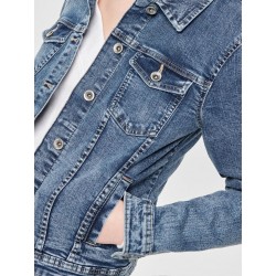 ONLY Tia Denim Jakke - Medium Blue Denim