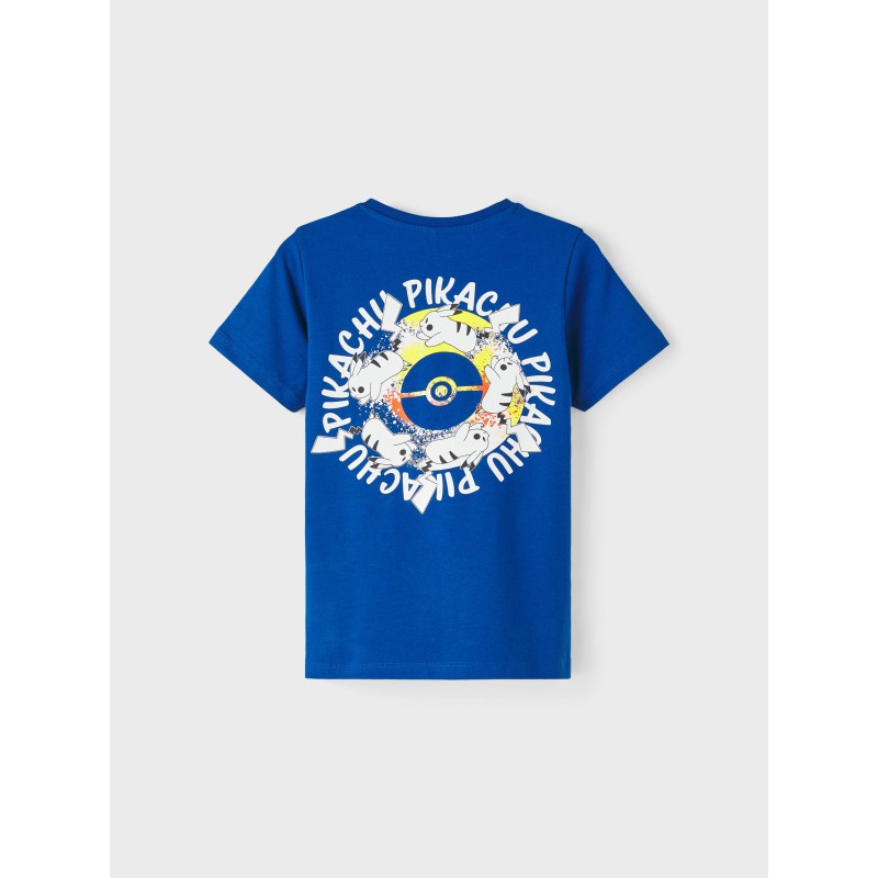 NAME IT Kids Adan Pokemon T-shirt - True Blue