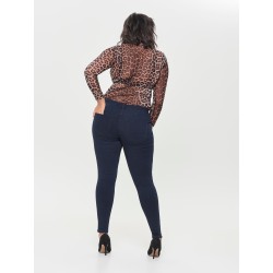 ONLY CARAMAKOMA Thunder Skinny Jeans - Dark Blue Denim