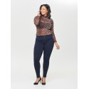 ONLY CARAMAKOMA Thunder Skinny Jeans - Dark Blue Denim