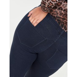 ONLY CARAMAKOMA Thunder Skinny Jeans - Dark Blue Denim