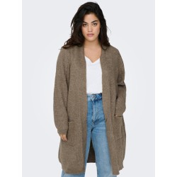 ONLY CARMAKOMA Jade Strik Cardigan - Caribou
