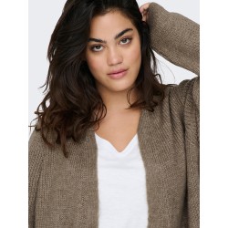 ONLY CARMAKOMA Jade Strik Cardigan - Caribou