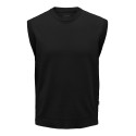 ONLY & SONS Luke Crew Strik Vest - Sort