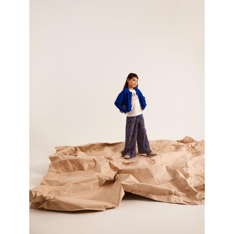 NAME IT Kids Nipleat Brede Bukser - India Ink