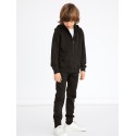 NAME IT Kids New Hoodie Sweat Cardigan - Sort