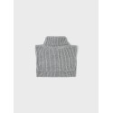 NAME IT Kids Mecca Strikket Nakkevarmer - Grey Melange