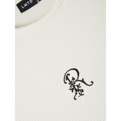 LMTD Nile Kortærmet Top - White Alyssum