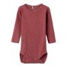 NAME IT Baby Kab L/S Bodystocking - Apple Butter