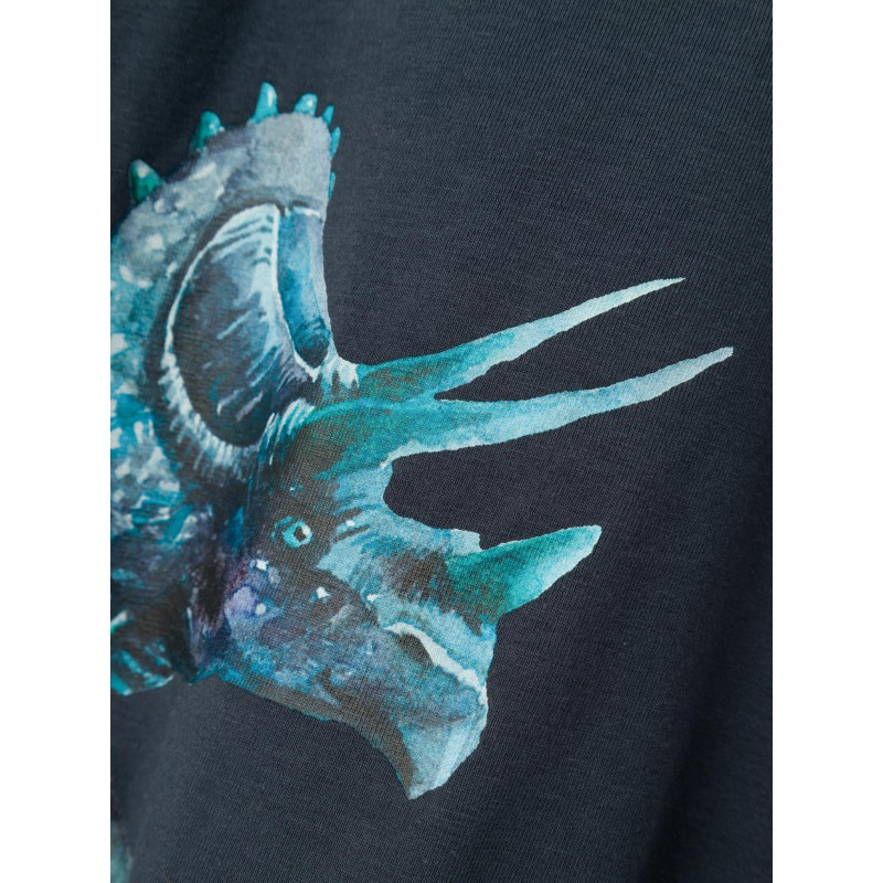 NAME IT Mini Nula L/S Dino Bluse - India Ink