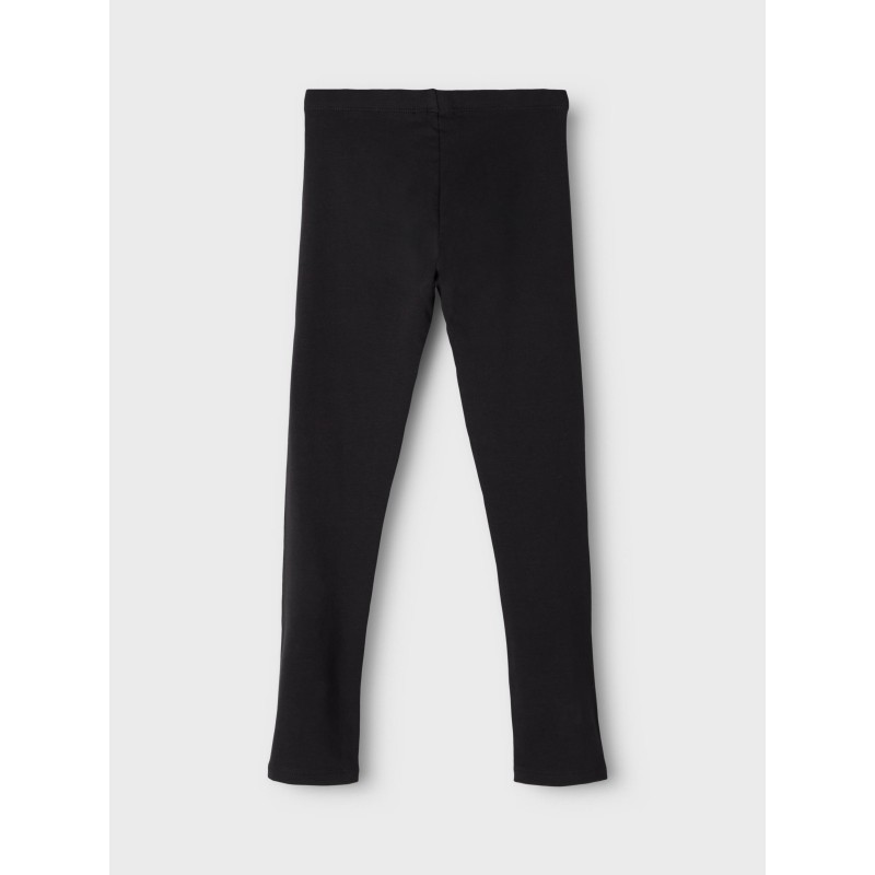NAME IT Kids Davina Solid Leggings - Sort
