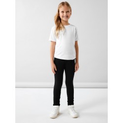 NAME IT Kids Davina Solid Leggings - Sort