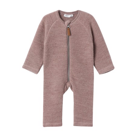 NAME IT Baby Mino Uld L/S Dragt - Antler
