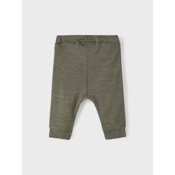 NAME IT Baby Esso Uld Sweatpants- Beetle