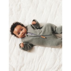 NAME IT Baby Mino Uld L/S Heldragt - Vetiver