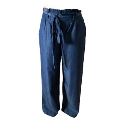 2BLIND2C Paula Paperback Bukser - Medium Blue Denim/Tencel