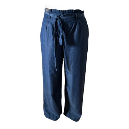2BLIND2C Paula Paperback Bukser - Medium Blue Denim/Tencel