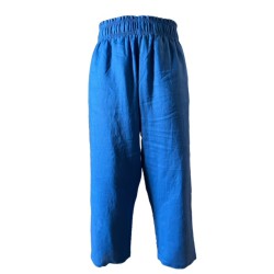 2BLIND2C Emily Hør Bukser - Cobolt