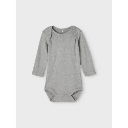 NAME IT Baby/Mini Cirkus Bodystocking 3-pak - Grey Melange