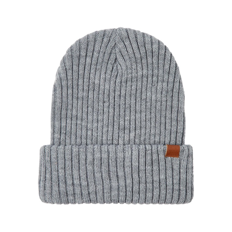 NAME IT Kids Milan Strik Hat - Grey Melange