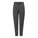 ONLY Poptrash-Elise Easy Melange Bukser - Dark Grey Melange