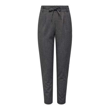 ONLY Poptrash-Elise Easy Melange Bukser - Dark Grey Melange
